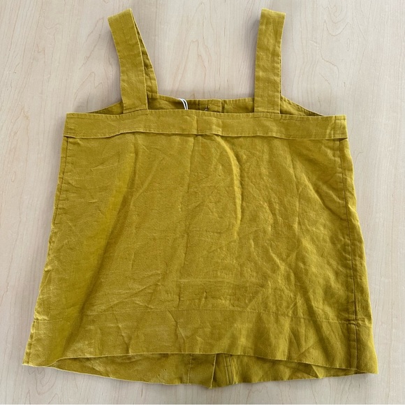 Everlane Linen Button Front Apron Tank | NWT - Picture 5 of 7